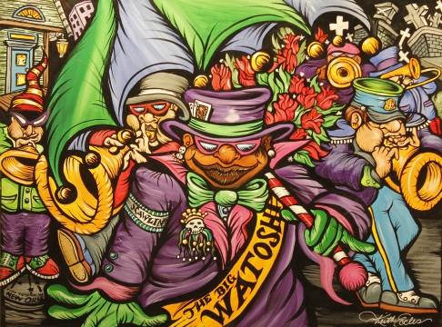The Big Watoshi by Keith Eccles | Acrylic on Canvas The Big Watoshi